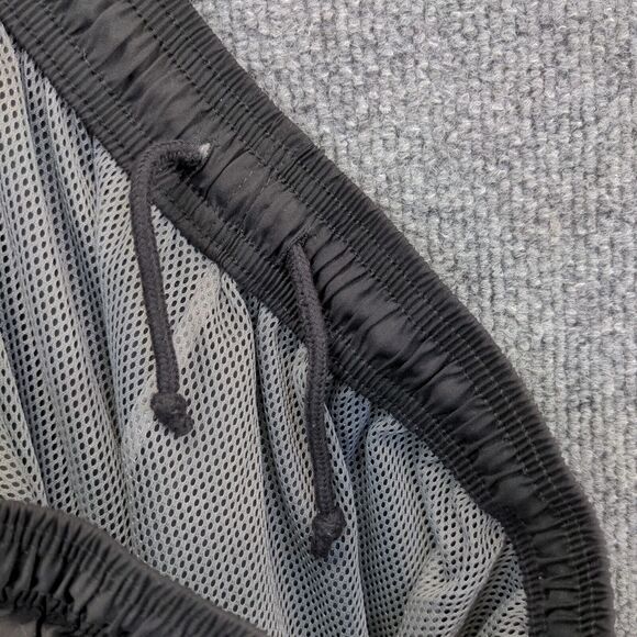 Reebok Men's Athletic Track Pants Black Medium Drawstring Waistband Ankle Zip - Picture 4 of 12